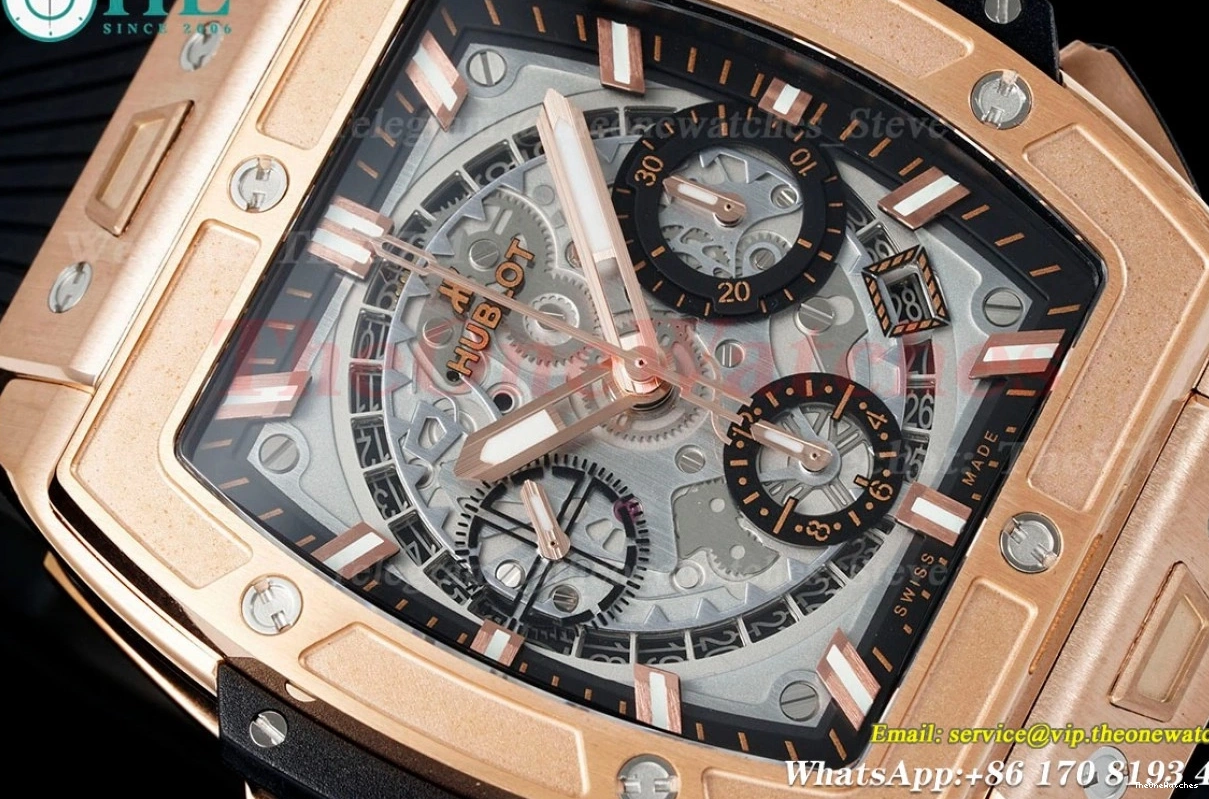 of Bang 42mm Chrono Spirit Mod TI RU BBF Dial A7750 Skeleton Big 0114